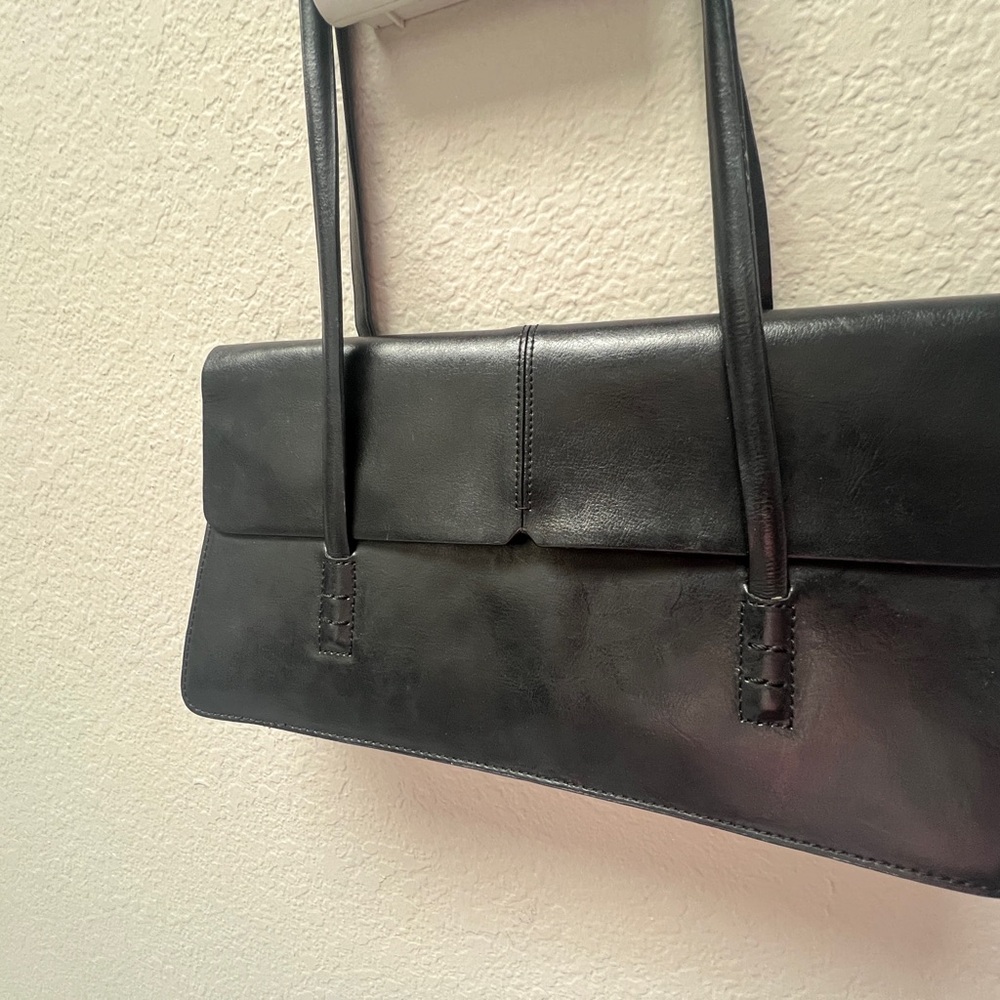 Alfani black leather handbag